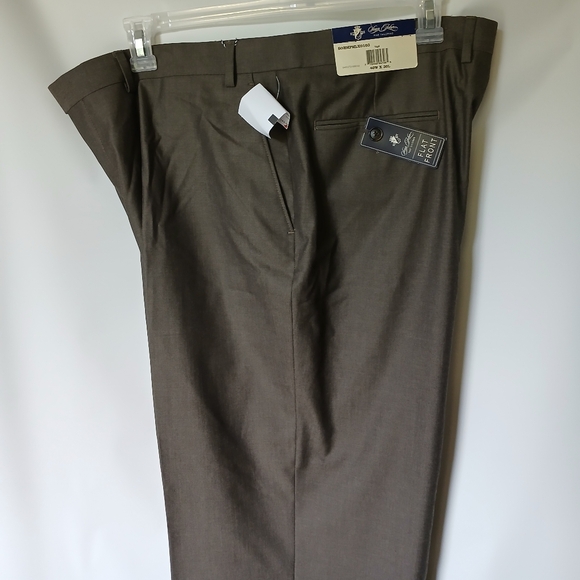 Sean John Mens Dress Pants Size 40W X 28L Color Tan/Brown - Picture 3 of 12